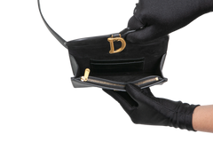 DIOR SADDLE BELT POUCH BLACK