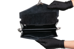 YSL CASSANDRE PYTHON SILVER