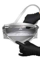 FENDI PEEKABOO MEDIUM CUOIO ROMANO ARGENTO ICONIC