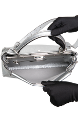 FENDI PEEKABOO MEDIUM CUOIO ROMANO ARGENTO ICONIC