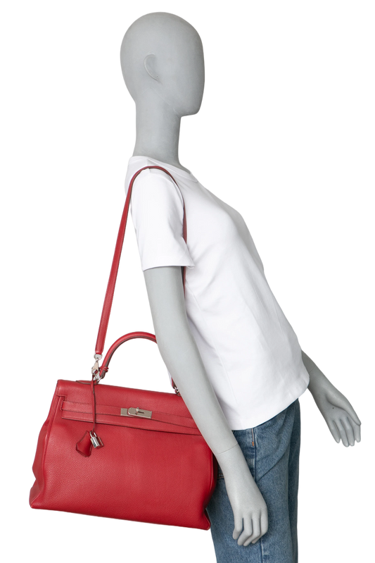 HERMÈS KELLY 35 CLEMENCE VERMELLION