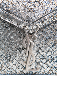 YSL CASSANDRE PYTHON SILVER