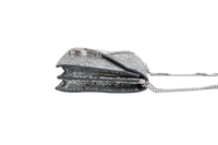 YSL CASSANDRE PYTHON SILVER