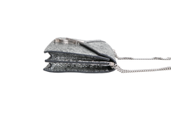 YSL CASSANDRE PYTHON SILVER