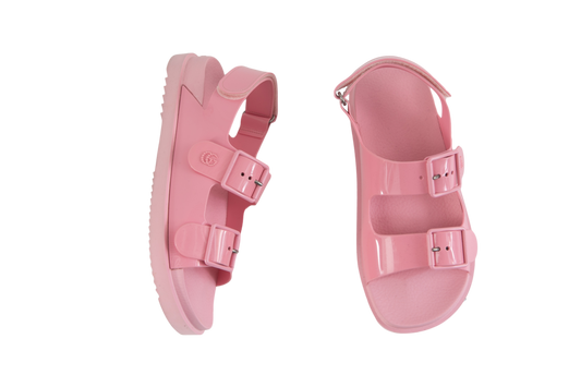 GUCCI SLIDE RUBBER MINI DOUBLE G YOGURT - 39 BR