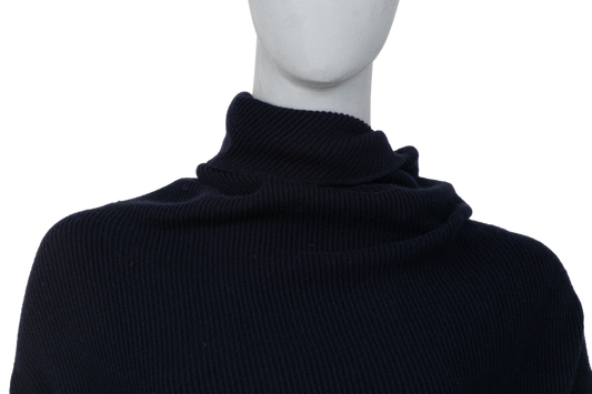 LORO P COL ROULE CASHMERE NAVY