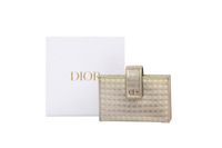 CHRISTIAN DIOR WALLET 30 MONTAIGNE LEATHER GOLD