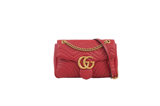 GUCCI GG MARMONT MEDIUM RED