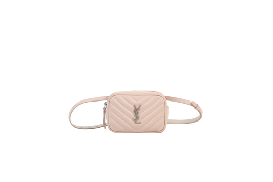 YSL LOU BELT CAMERA BAG PALETA NUDE