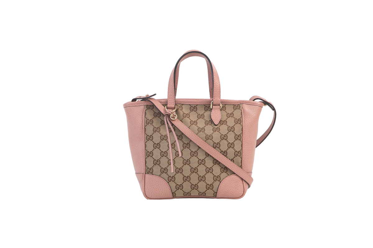 GUCCI GG CANVAS SMALL BREE ROSE OUTLET