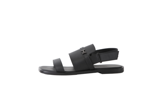 HERMÈS SANDAL HENRIO BLACK MENS - 42 BR