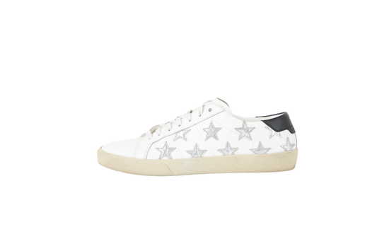 YSL SNEAKER COURT LOW TOP STAR OFF WHITE - 39 BR