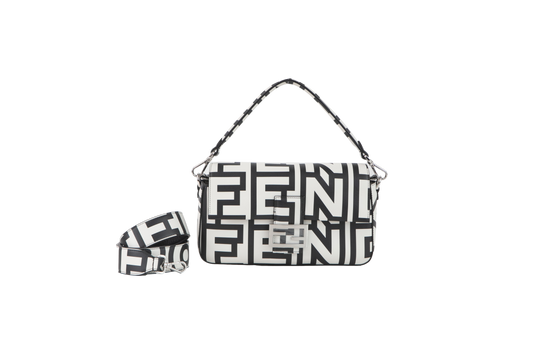 FENDI X MARC JACOBS BAGUETTE STYLISH SLING B&W