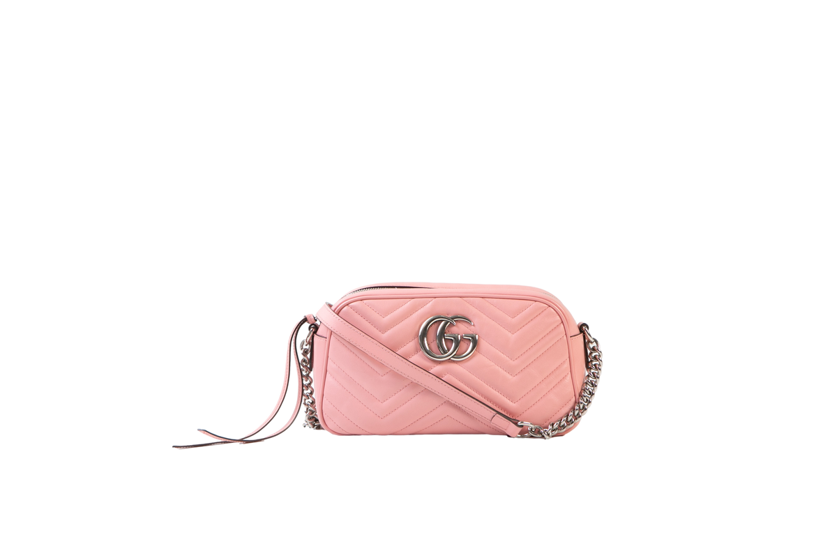 GUCCI GG MARMONT CHAIN LIGHT ROSE