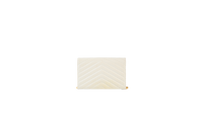 YSL ENVELOPE MATELASSE CHEVRON OFF WHITE