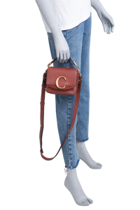 CHLOE C MINI SQUARE BORDO