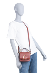 CHLOE C MINI SQUARE BORDO