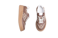 GUCCI SNEAKER IN BROWN EBONY PLATAFORM - 39 BR