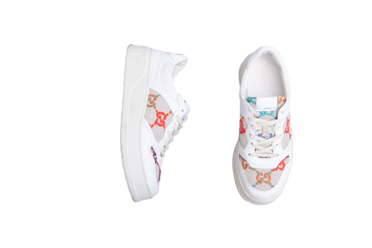 GUCCI SNEAKER GG LACE-UP DALI MULTICOLOR - 39 1/2 BR