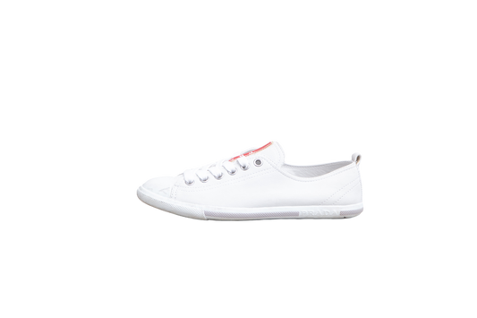 PRADA SNEAKER LOW TOP TRAINERS OFF WHITE - 34 1/2 BR