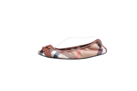 BURBERRY SAPATILHA ELLASTIC HOUSE CHECK - 38 BR