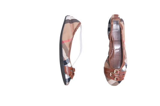 BURBERRY SAPATILHA ELLASTIC HOUSE CHECK - 38 BR