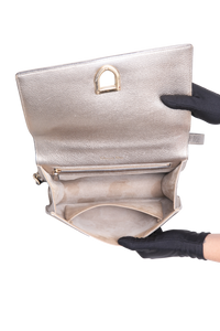 DIOR DIORAMA GRAINED SMALL PALE GOLD