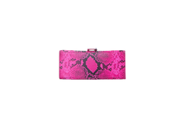 BALENCIAGA HOURGLASS SMALL PYTHON EFFECT FUCHSIA