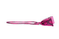 BALENCIAGA HOURGLASS SMALL PYTHON EFFECT FUCHSIA