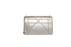 DIOR DIORAMA GRAINED SMALL PALE GOLD