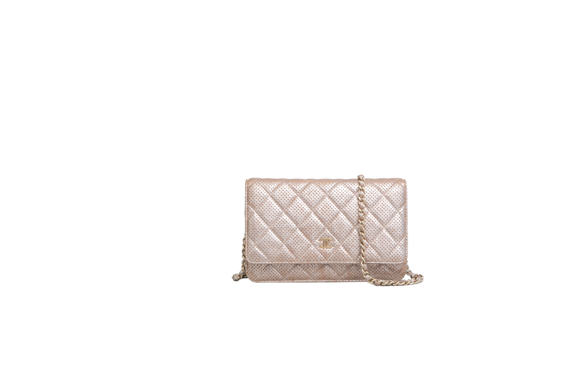 CHANEL WOC PIXEL EFFECT CHAMPAGNE