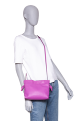 LOEWE MINI FLAMENCO CLUTCH BRIGHT PURPLE