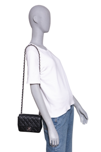 DESAPEGO FABI JUSTUS CHANEL SQUARE CAVIAR BLACK-SILVER HDWR