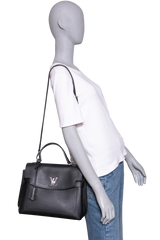 LV LOCKME EVER MM CALF LEATHER BLACK