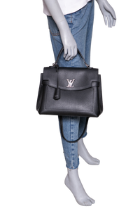 LV LOCKME EVER MM CALF LEATHER BLACK