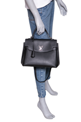 LV LOCKME EVER MM CALF LEATHER BLACK