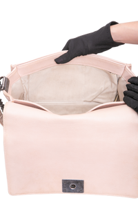 CHANEL BOY NEW MEDIUM REVERSO BLUSH SILVER HDWR