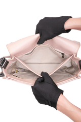 CHANEL BOY NEW MEDIUM REVERSO BLUSH SILVER HDWR