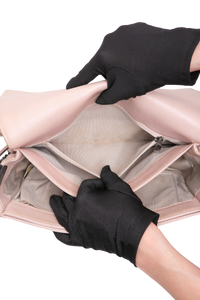 CHANEL BOY NEW MEDIUM REVERSO BLUSH SILVER HDWR