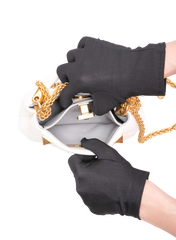 VALENTINO ROMAN STUD TOP HANDLE WHITE