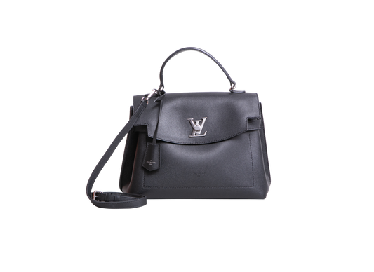 LV LOCKME EVER MM CALFSKIN LEATHER BLACK