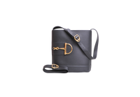 GUCCI HORSEBIT 73 MEDIUM BUCKET ARABELLA CALFSKIN BLACK