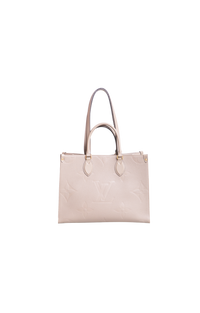 LV ON THE GO MM MONOGRAM EMPREINTE TAUPE