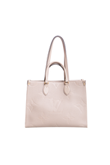 LV ON THE GO MM MONOGRAM EMPREINTE TAUPE