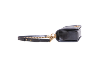 CHANEL BOY MEDIUM LAMBSKIN NAVY-GOLD HDWR