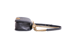 CHANEL BOY MEDIUM LAMBSKIN NAVY-GOLD HDWR