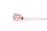 CHANEL CLASSIC ENAMEL SYMBOL CHARM JEWELED FLAP EMBROIDERED LIGHT PINK