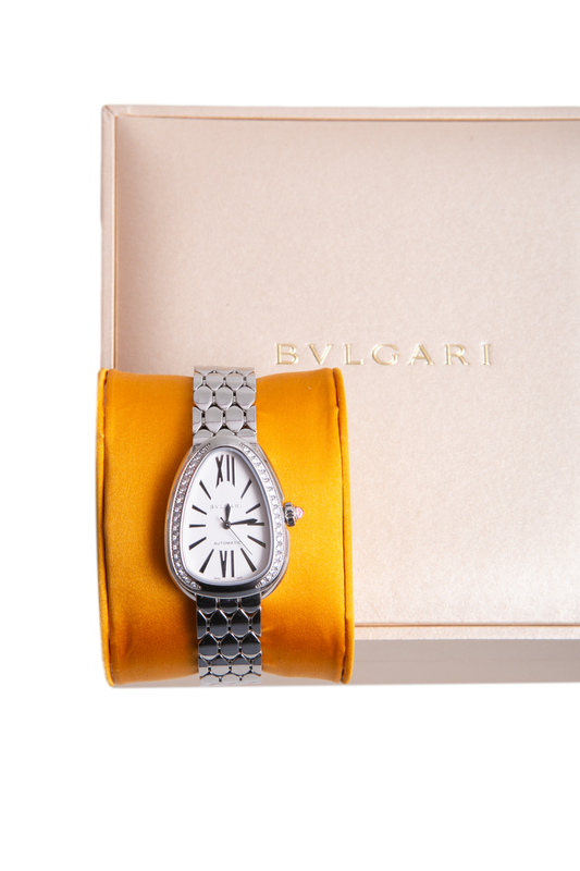 BVLGARI SERPENTI SEDUTTORI AUTOMATIC AÇO WITH DIAMONDS 2026