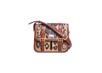 D&G CRESPO SMALL LEOPARD PRINT BROWN/BLACK
