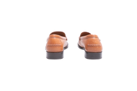 FERRAGAMO MARYAN LOAFER GANCINI LEATHER CARAMEL - 35 BR